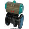 air torque double action and spring return pneumatic rotary actuator for butterfly valve or ball valve